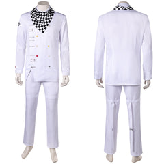 Danganronpa V3 Kokichi Oma Tenue Blanche Cosplay Costume