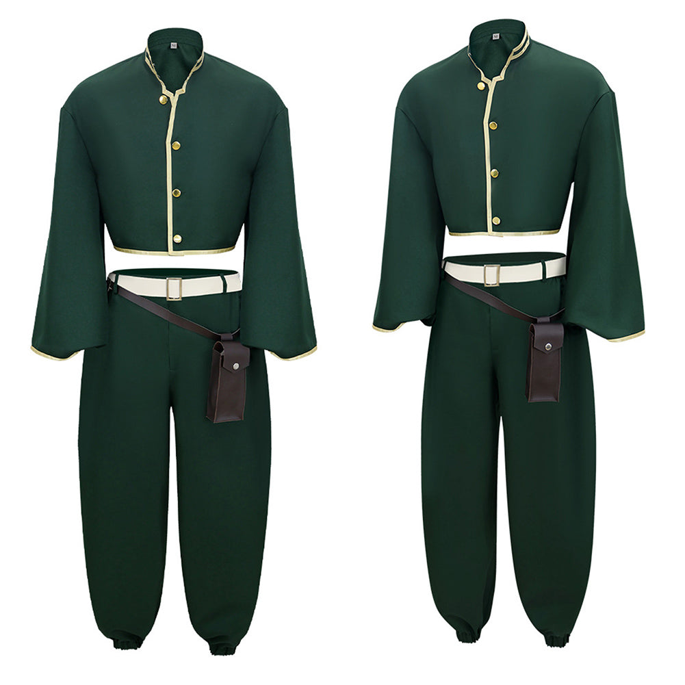 Dead Account Souji Enishiro Tenue Verte Cosplay Costume