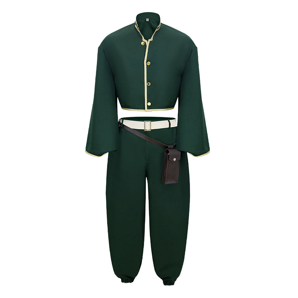 Dead Account Souji Enishiro Tenue Verte Cosplay Costume