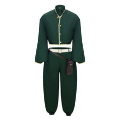 Dead Account Souji Enishiro Tenue Verte Cosplay Costume