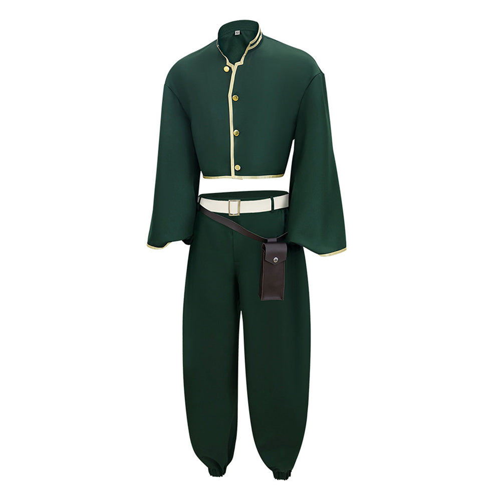 Dead Account Souji Enishiro Tenue Verte Cosplay Costume
