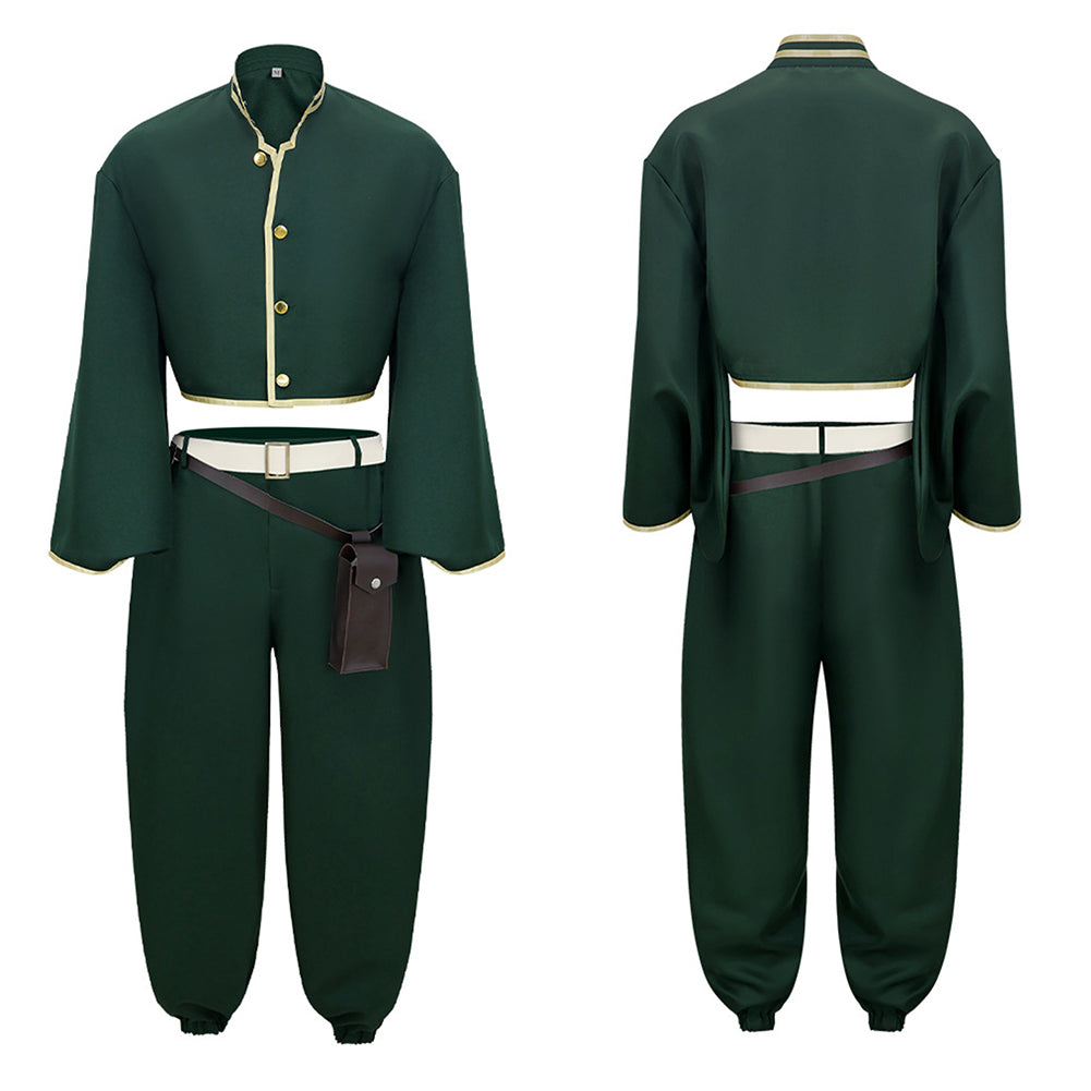 Dead Account Souji Enishiro Tenue Verte Cosplay Costume