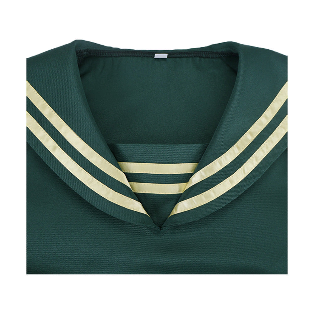 Dead Account(2026) Kiyomi Urusugawa Haut et Jupe Verte Cosplay Costume