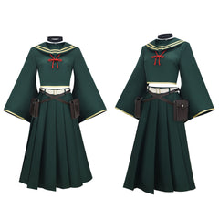 Dead Account(2026) Kiyomi Urusugawa Haut et Jupe Verte Cosplay Costume