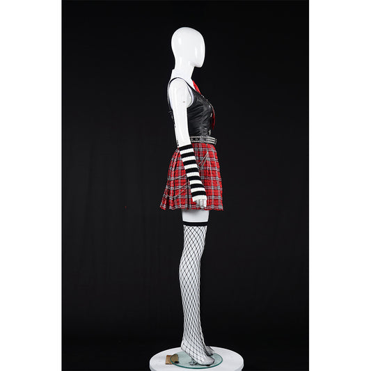 Death Note Misa Amane JK Robe Noire et Rouge Cosplay Costume