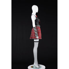 Death Note Misa Amane JK Robe Noire et Rouge Cosplay Costume