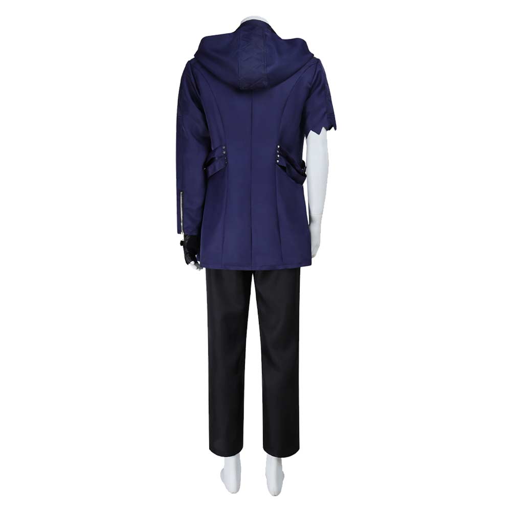 Devil May Cry 5 Nero Tenue Bleue et Noire Cosplay Costume