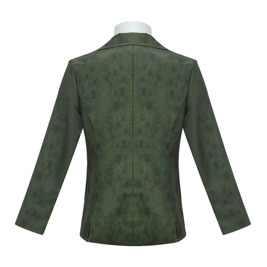 Disco Elysium Harrier Du Bois Veste Verte+Cravate Cosplay Costume