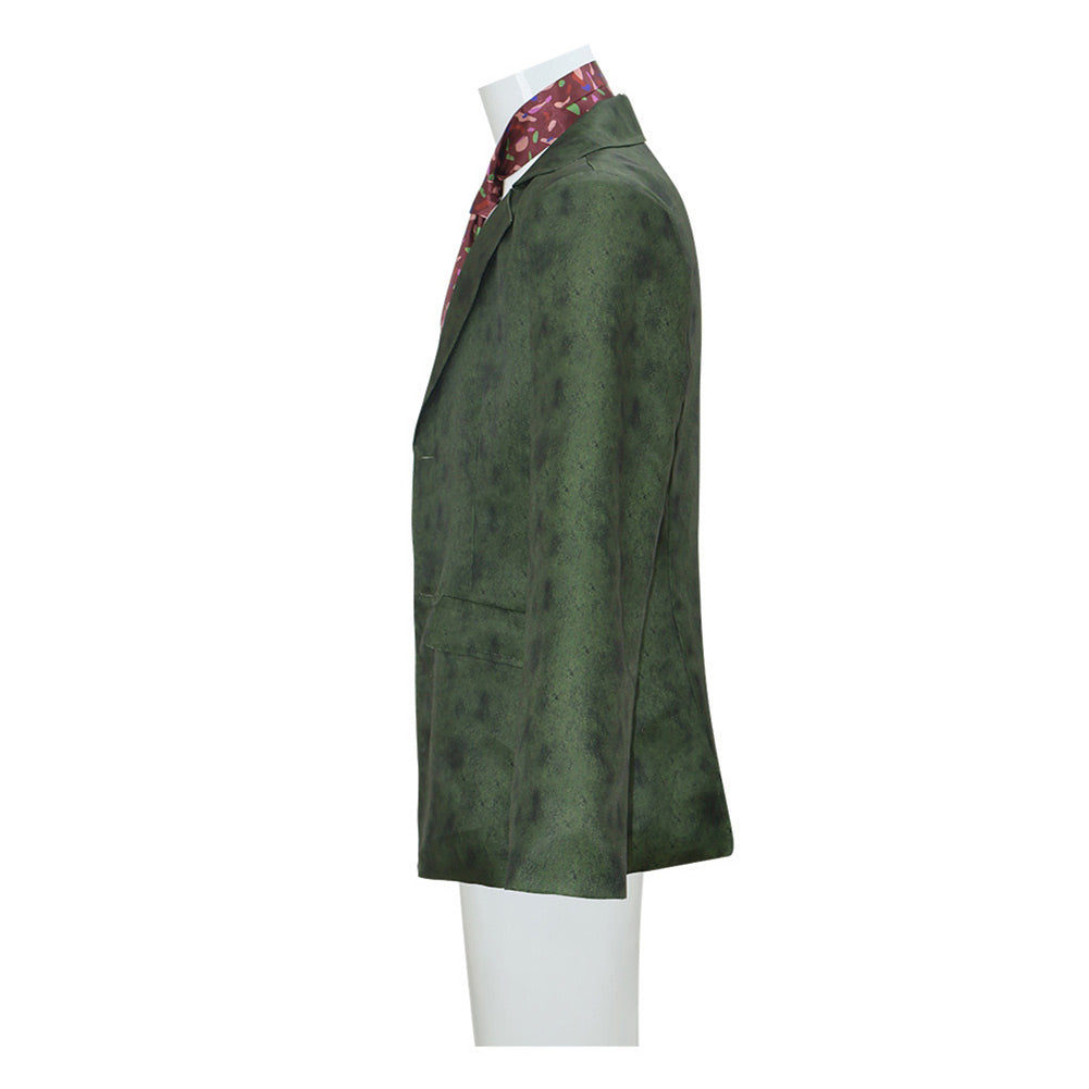 Disco Elysium Harrier Du Bois Veste Verte+Cravate Cosplay Costume