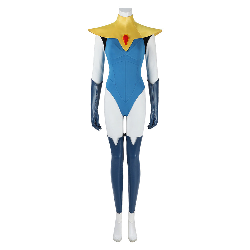 Dispatch Blazer Tenue Bleue et Jaune Cosplay Costume