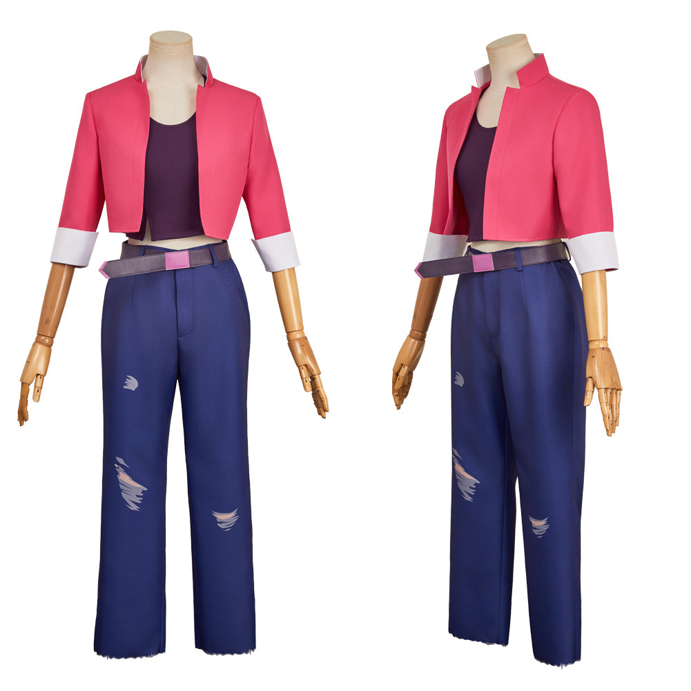 Dispatch(2025) Invisigal Tenue Violette Cosplay Costume