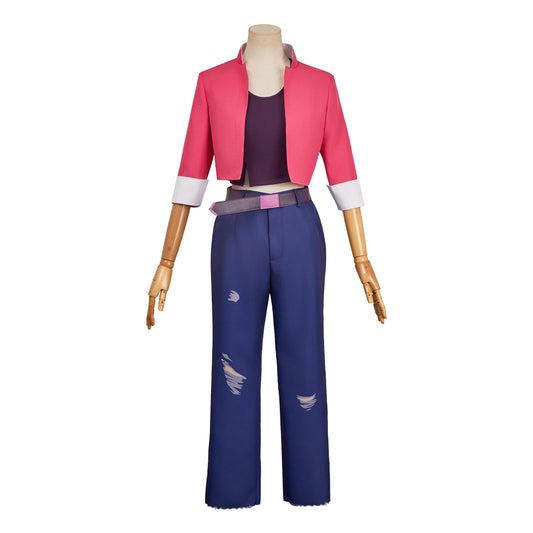 Dispatch(2025) Invisigal Tenue Violette Cosplay Costume