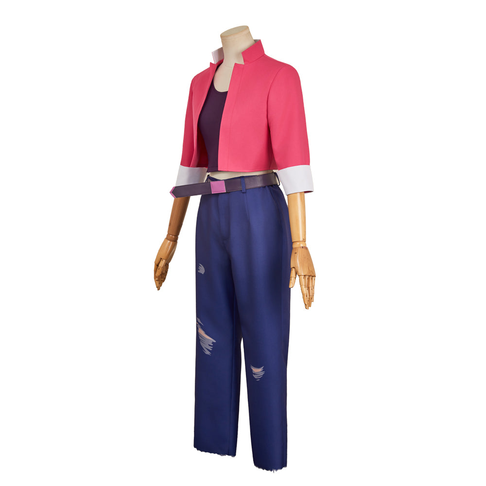 Dispatch(2025) Invisigal Tenue Violette Cosplay Costume
