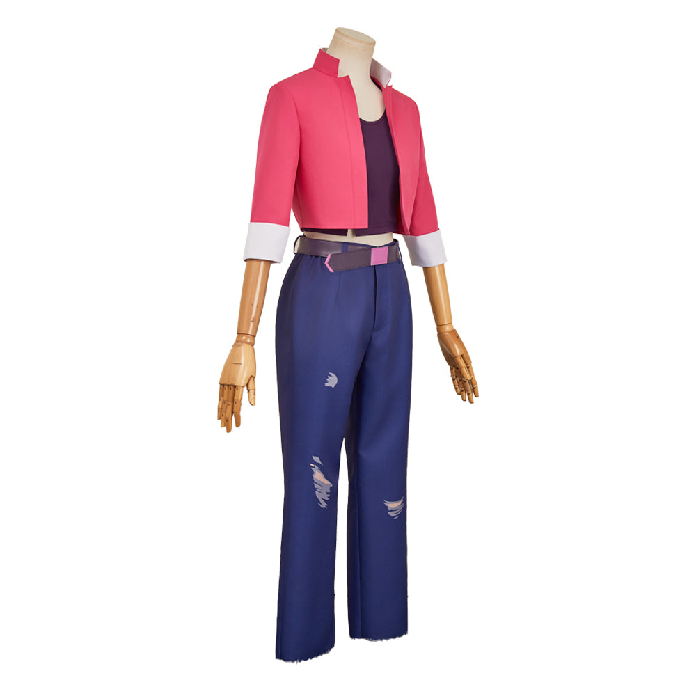 Dispatch(2025) Invisigal Tenue Violette Cosplay Costume