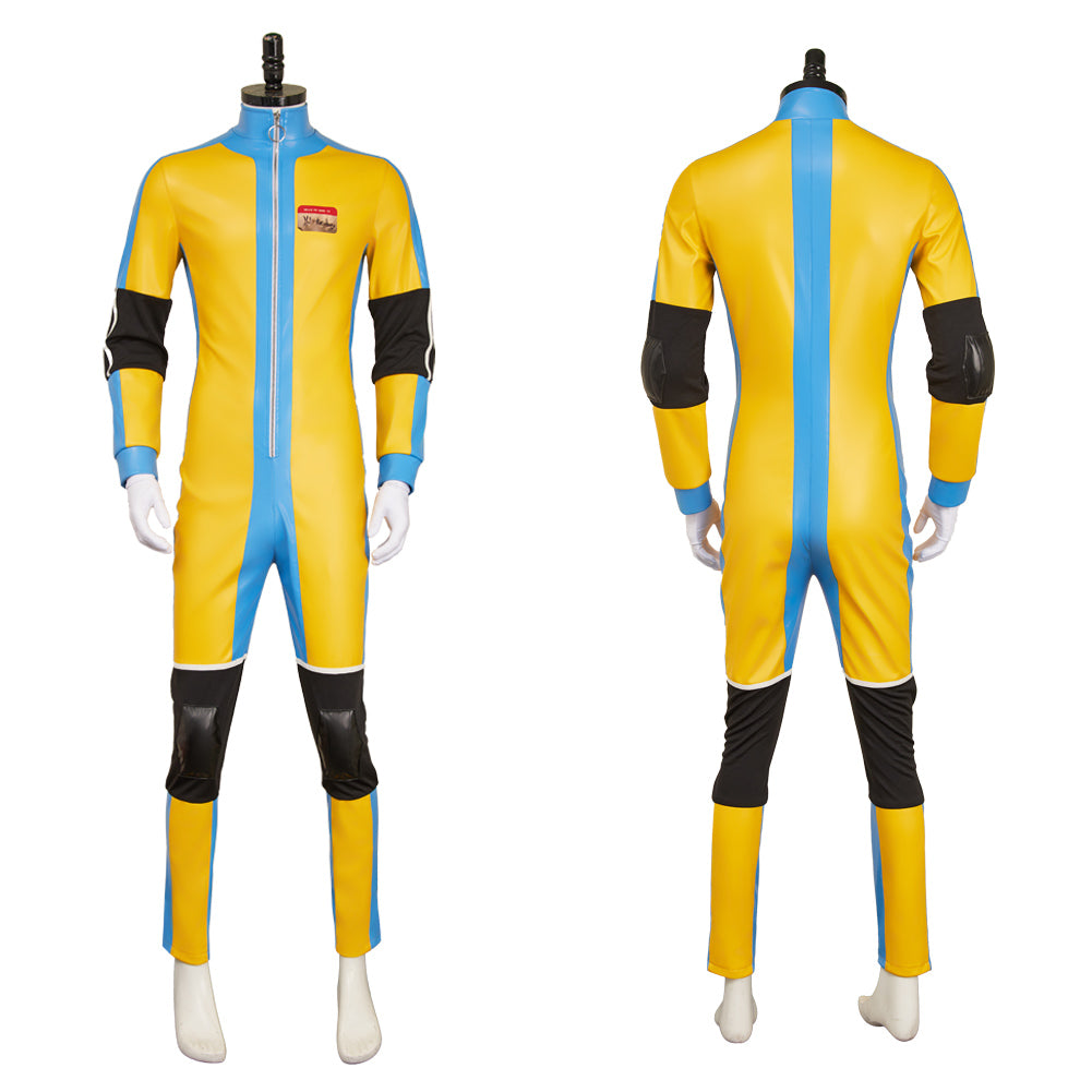 Dispatch(2025) Waterboy Tenue Jaune et Bleue Cosplay Costume