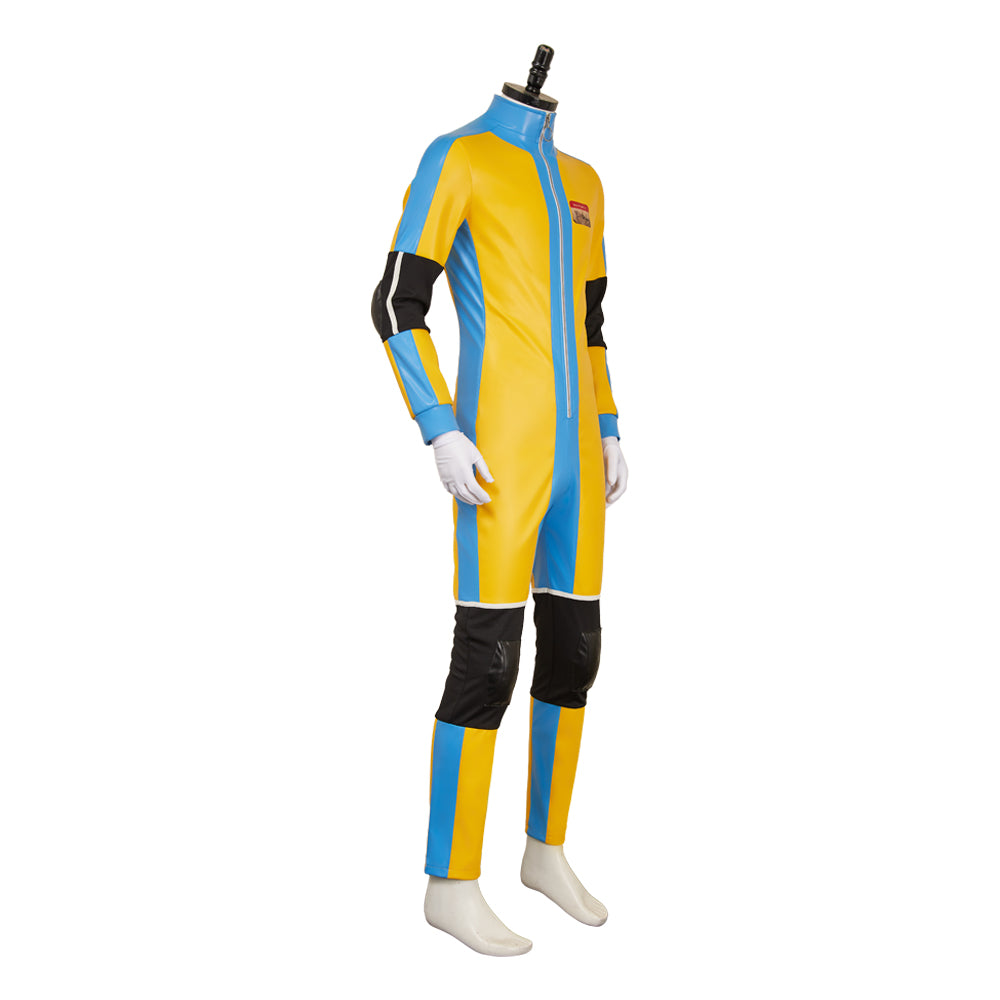 Dispatch(2025) Waterboy Tenue Jaune et Bleue Cosplay Costume