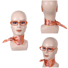 Dream Productions(2024) Paula Persimmon Lunettes+Foulard Orange Cosplay Accessoire