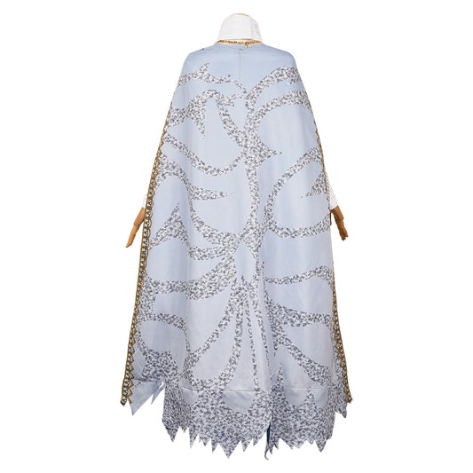 Elden Ring Nightreign(2025) Revenant Tenue Blanche et Bleue Cosplay Costume