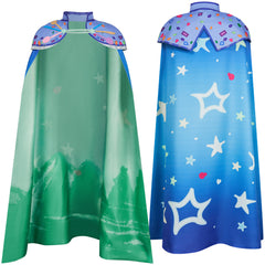 Elio(2025) Adulte Elio Ensemble T-shirt + Cape Étoiles Bleues Cosplay Costume