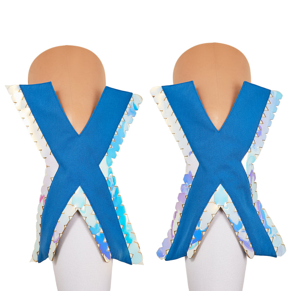 Emma Frost Tenue Bleue et Blanche Cosplay Costume