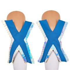 Emma Frost Tenue Bleue et Blanche Cosplay Costume