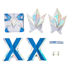Emma Frost Tenue Bleue et Blanche Cosplay Costume
