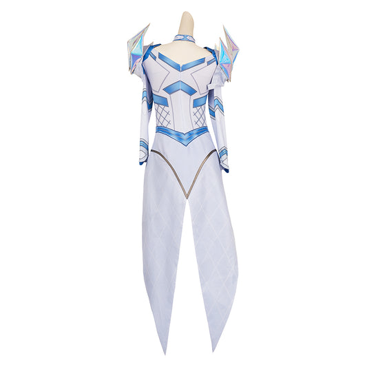 Emma Frost Tenue Bleue et Blanche Cosplay Costume