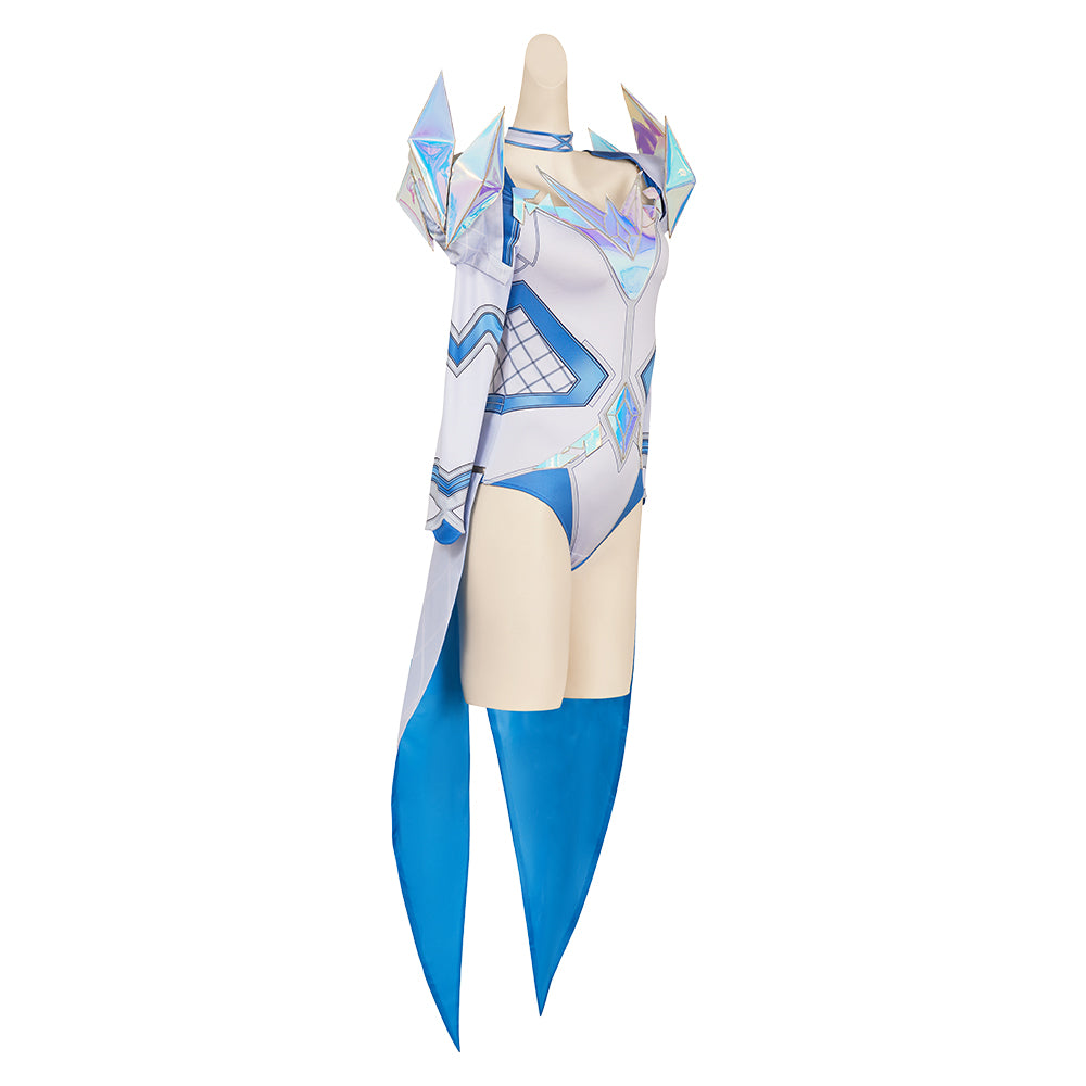 Emma Frost Tenue Bleue et Blanche Cosplay Costume