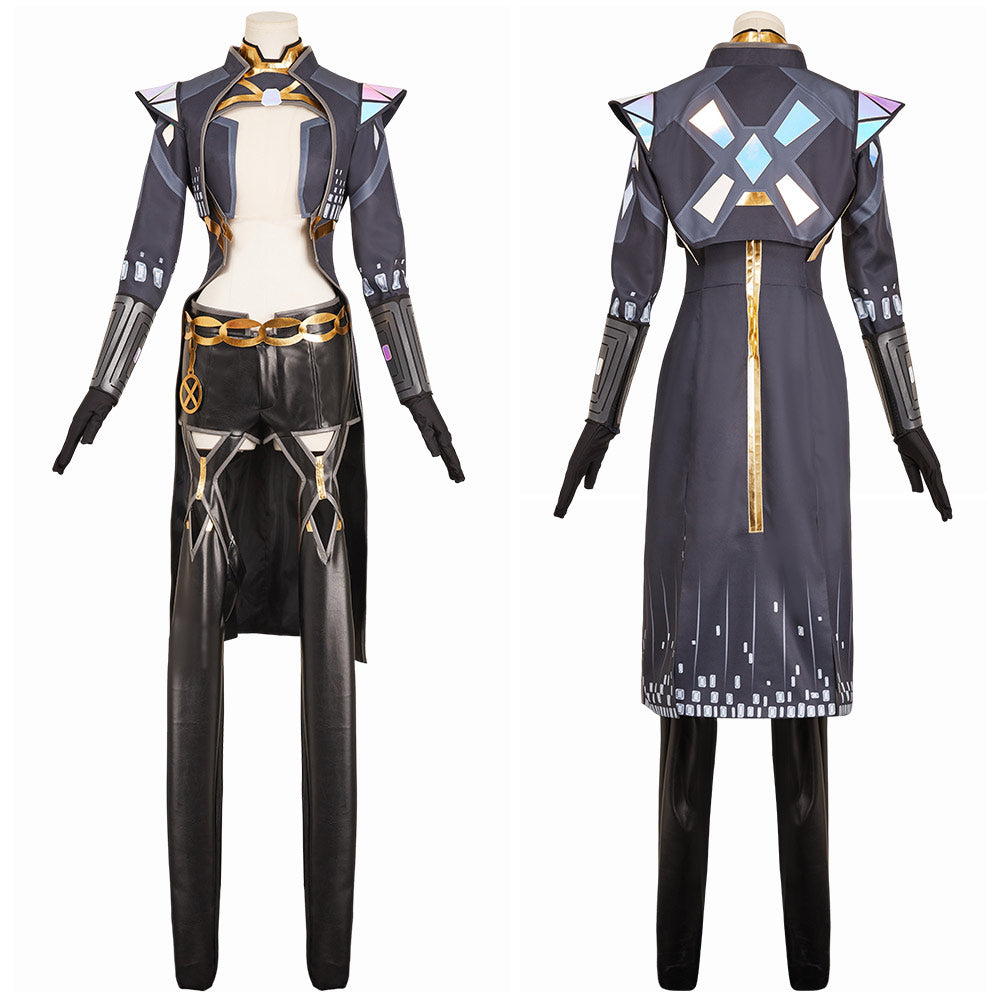 Emma Frost Tenue Noire Cosplay Costume