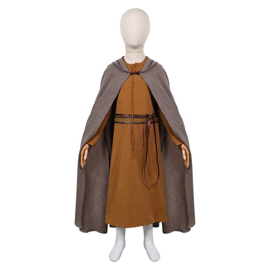 Enfant A Knight of the Seven Kingdoms(2026) Egg Tenue Brune avec Cape Cosplay Costume