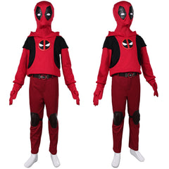 Enfant Deadpool & Wolverine(2024) Kidpool Cosplay Costume