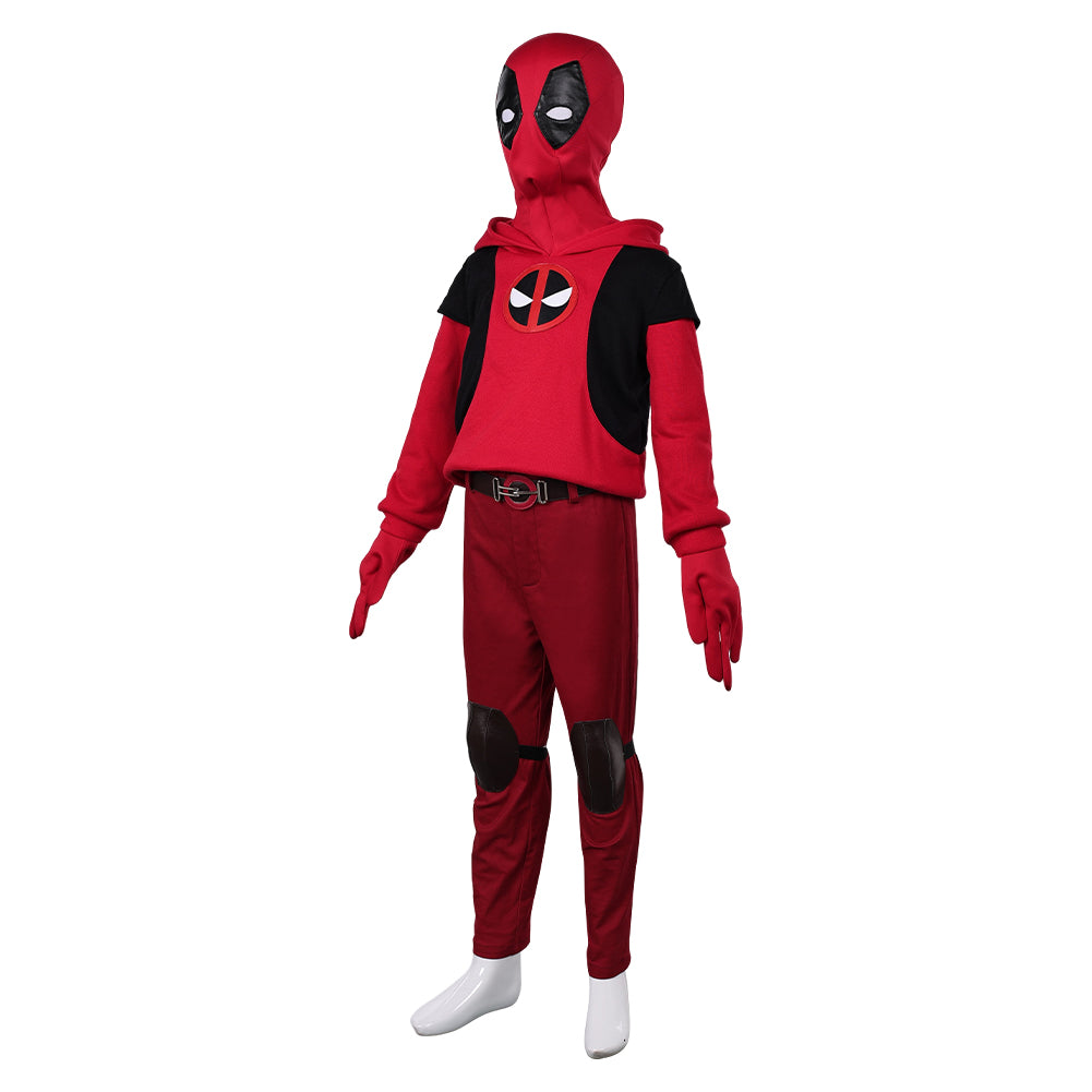 Enfant Deadpool & Wolverine(2024) Kidpool Cosplay Costume