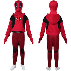 Enfant Deadpool & Wolverine(2024) Kidpool Cosplay Costume