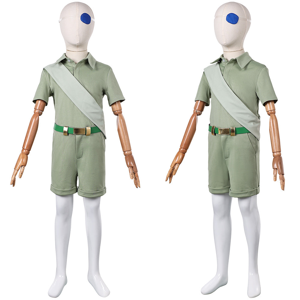 Enfant Elio(2025) Elio Tenue Verte Cosplay Costume