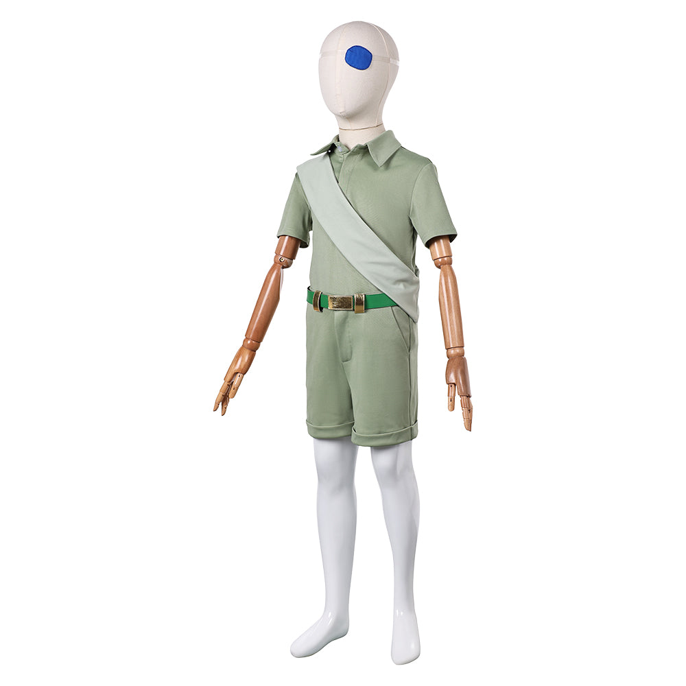 Enfant Elio(2025) Elio Tenue Verte Cosplay Costume