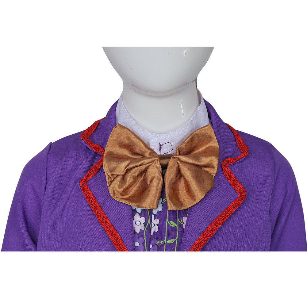 Enfant Film Willy Wonka & the Chocolate Factory Wonka Cosplay Costume