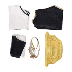 Enfant KPop Demon Hunters(2025) Huntrix Rumi Golden Tenue Cosplay Costume