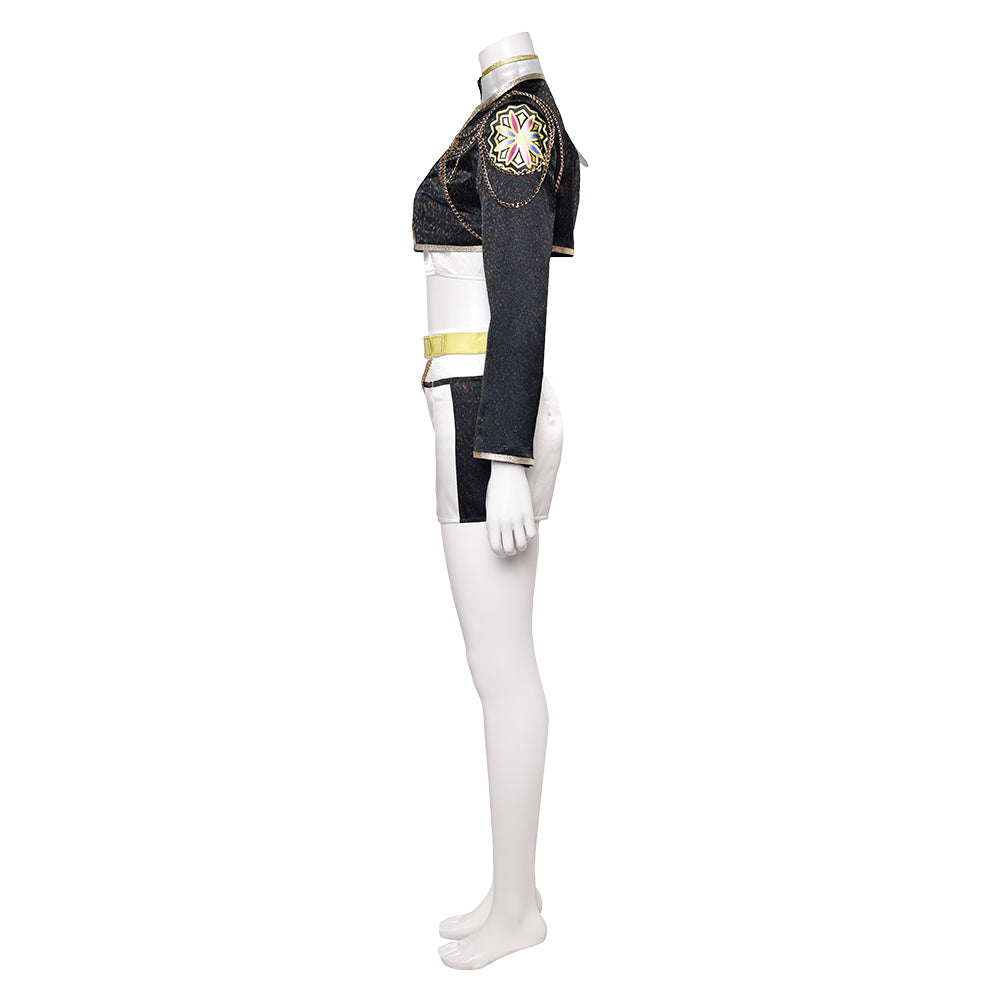 Enfant KPop Demon Hunters(2025) Huntrix Rumi Golden Tenue Cosplay Costume