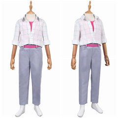 Enfant KPop Demon Hunters(2025) Jinu Saja Tenue de Chemise Blanche Cosplay Costume