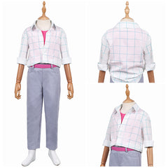 Enfant KPop Demon Hunters(2025) Jinu Saja Tenue de Chemise Blanche Cosplay Costume