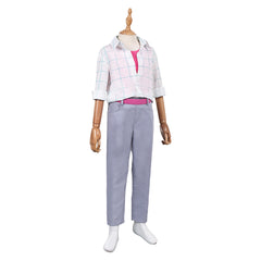 Enfant KPop Demon Hunters(2025) Jinu Saja Tenue de Chemise Blanche Cosplay Costume