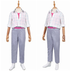Enfant KPop Demon Hunters(2025) Jinu Saja Tenue de Chemise Blanche Cosplay Costume