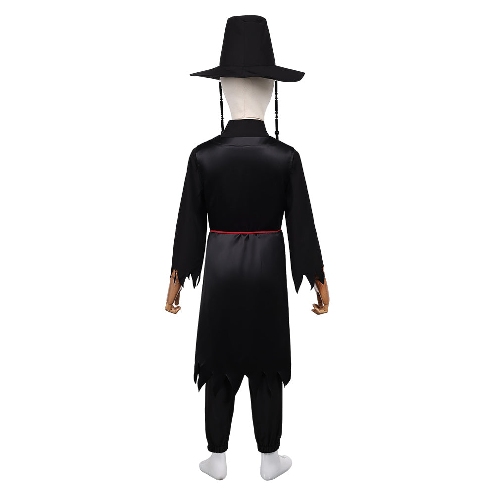 Enfant KPop Demon Hunters(2025) Jinu Saja Tenue Noire Cosplay Costume