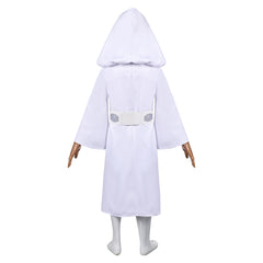 Enfant Princess Leia Robe Blanche Cosplay Costume