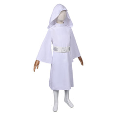 Enfant Princess Leia Robe Blanche Cosplay Costume