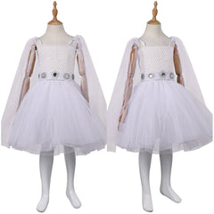 Enfant Princess Leia Robe en Maille Cosplay Costume Design Original