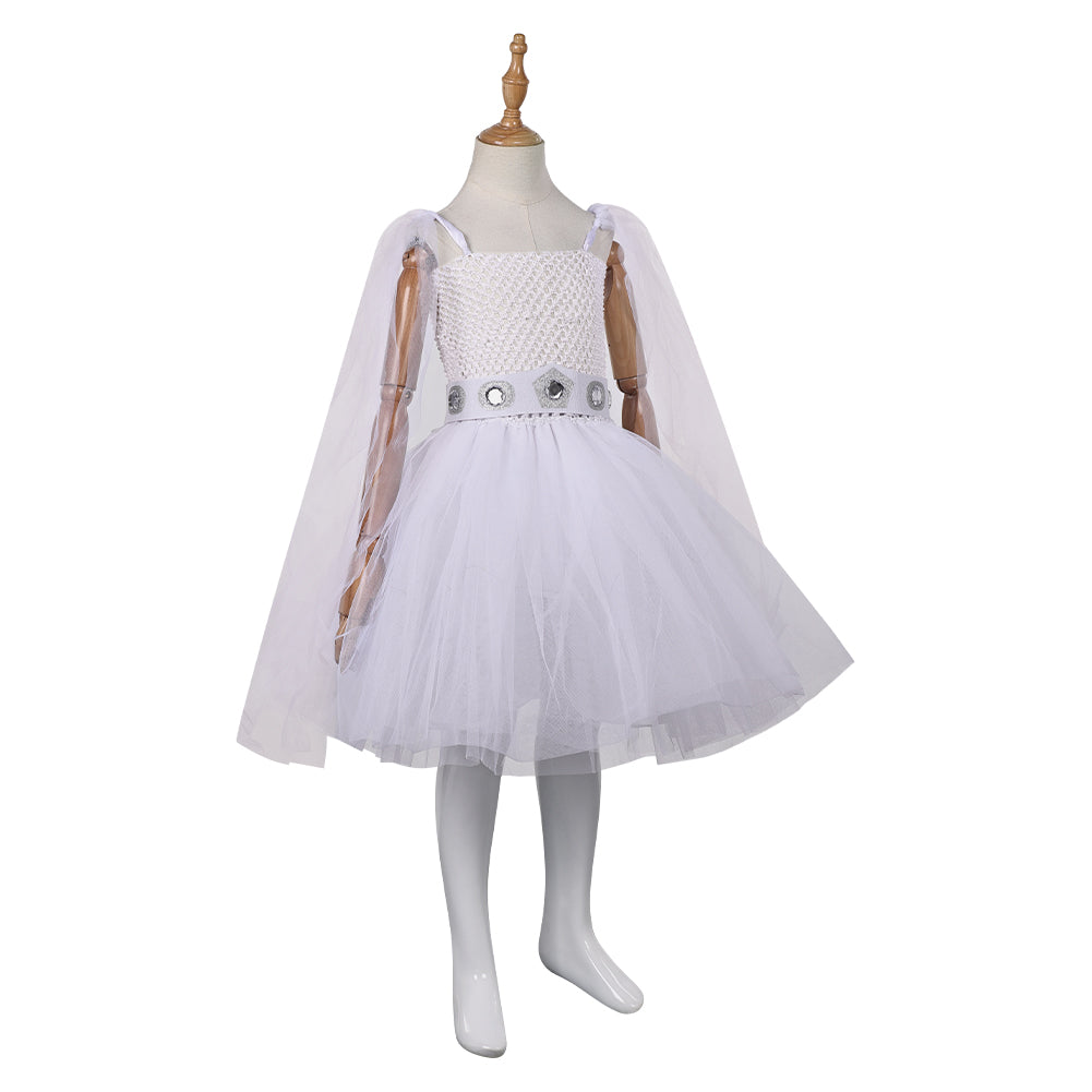 Enfant Princess Leia Robe en Maille Cosplay Costume Design Original