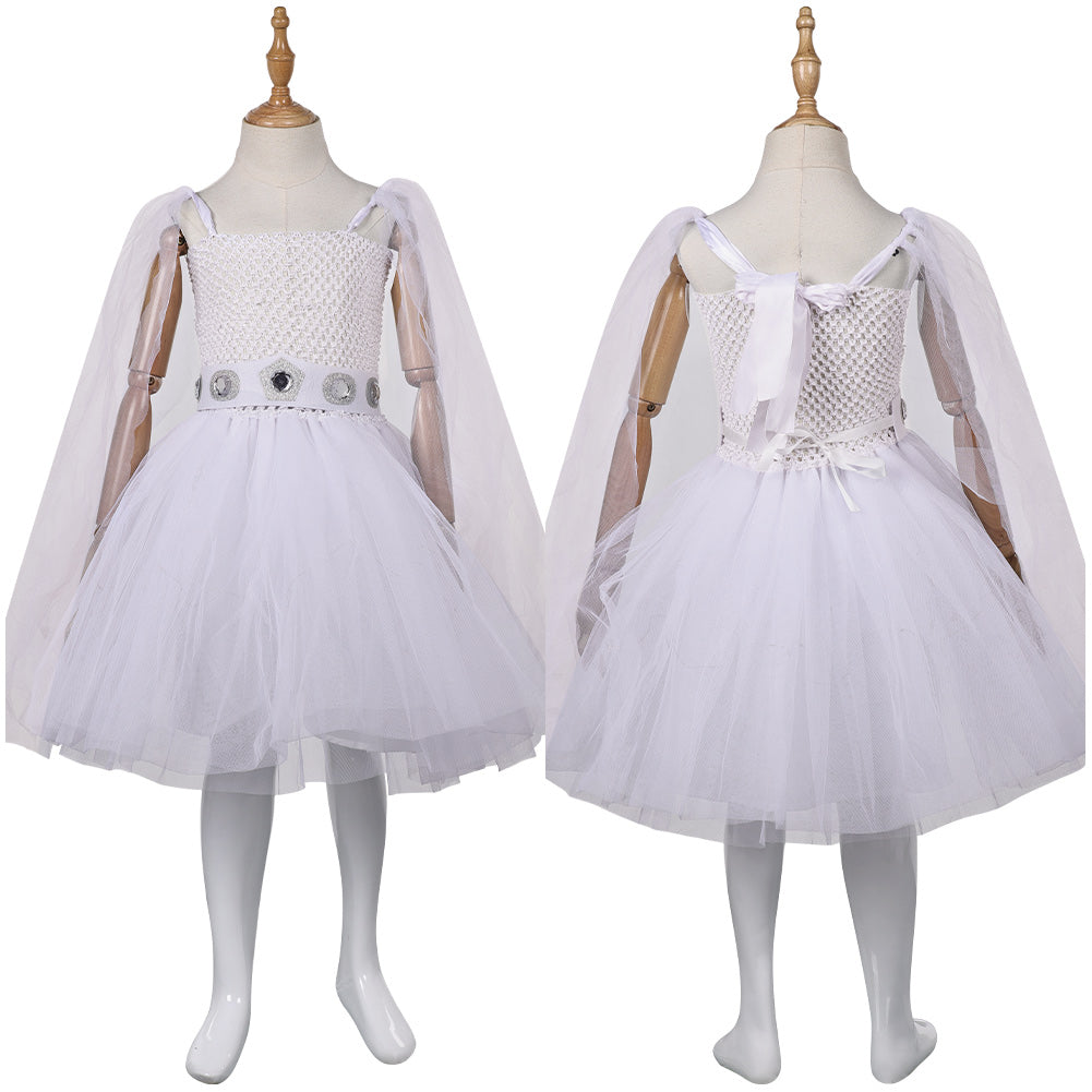 Enfant Princess Leia Robe en Maille Cosplay Costume Design Original