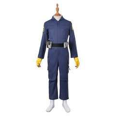 Enfant Skeleton Crew(2024) KB Tenue Bleue Cosplay Costume