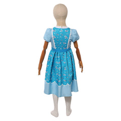Enfant Stranger Things Saison 5 Holly Wheeler Robe Bleue Cosplay Costume